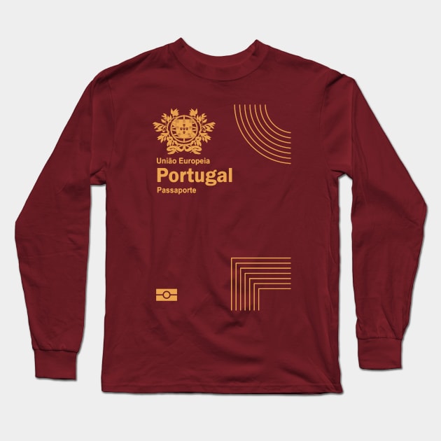 Portuguese passport Long Sleeve T-Shirt by Travellers